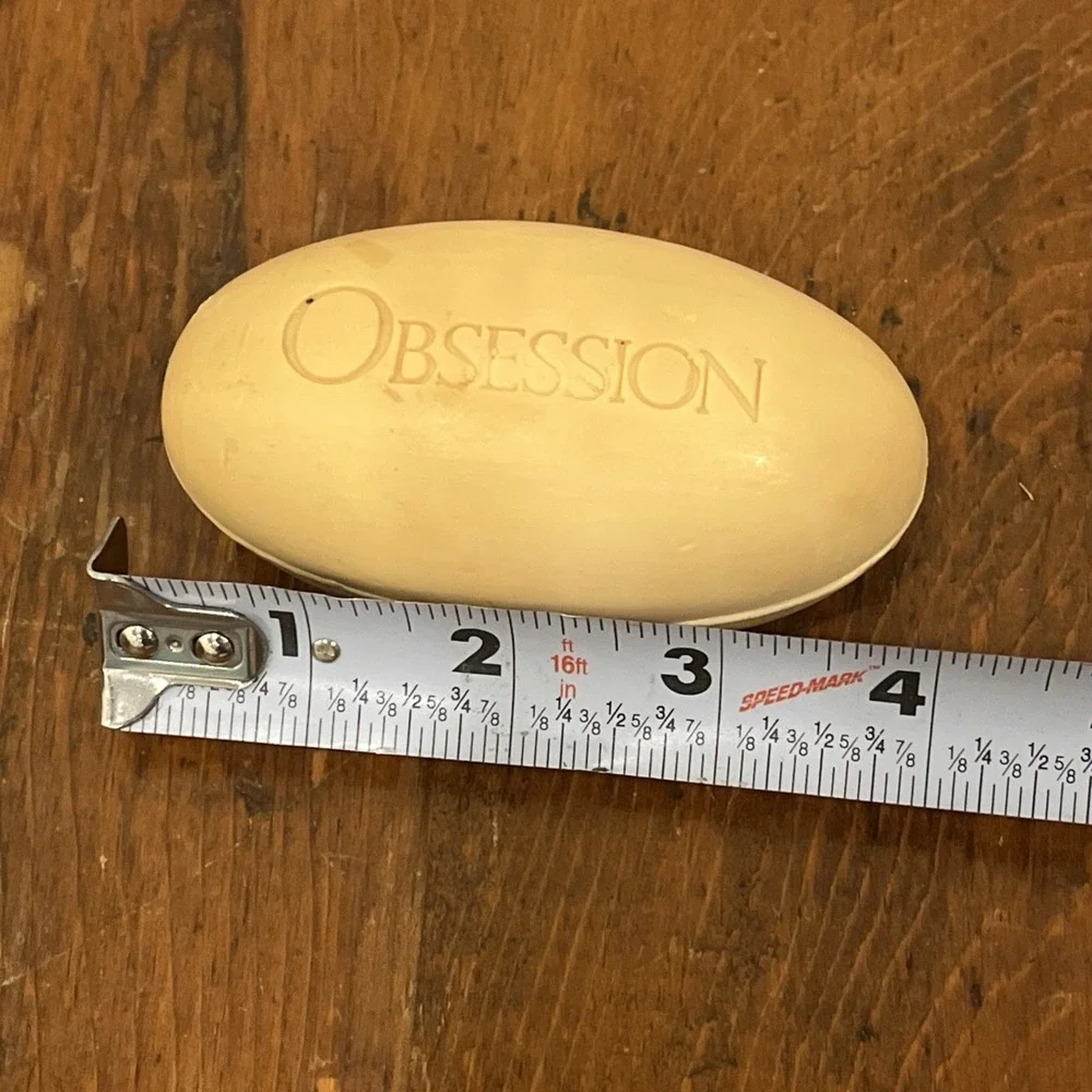 RARE Calvin Klein OBSESSION Bar Bath Soap 4.5oz And 1.8 Oz - Sealed!